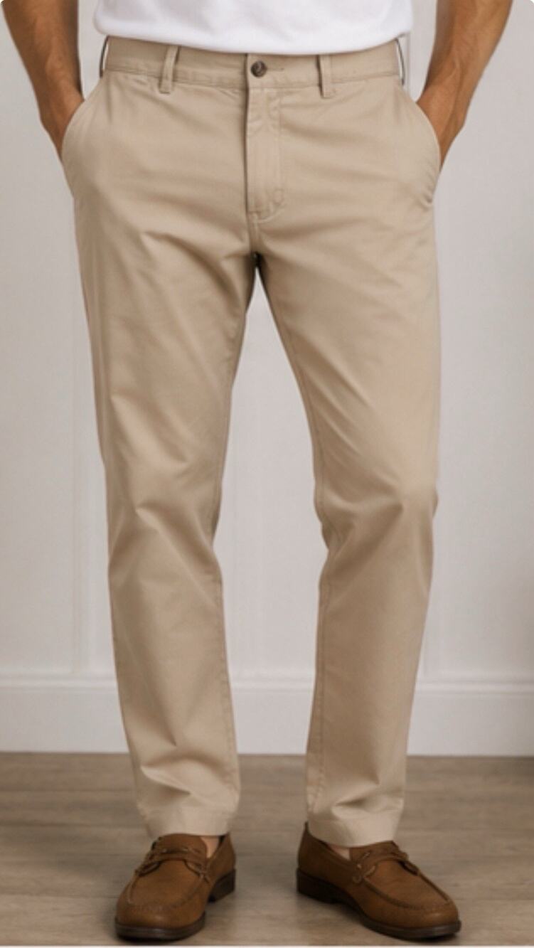 Polo Ralph Lauren Mens 34x30 Khaki Chino Pants Beige Classic Fit Cotton